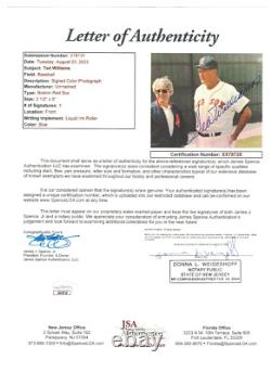 Ted Williams Boston Red Sox Signed Personal Baseball Photo JSA Certified