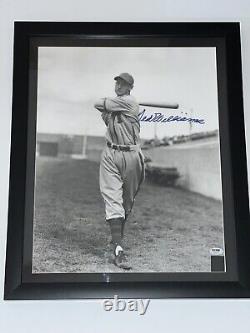 Ted Williams Boston Red Sox Signed framed matted 16x20 photo PSA DNA COA
