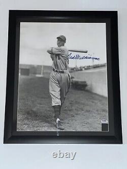Ted Williams Boston Red Sox Signed framed matted 16x20 photo PSA DNA COA