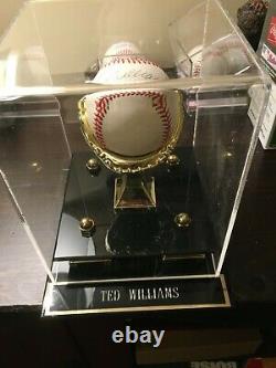Ted Williams COA Autographed Baseball