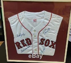 Ted Williams Carl Yastrzemski Roger Clemens Signed Boston Red Sox Jersey PSA DNA