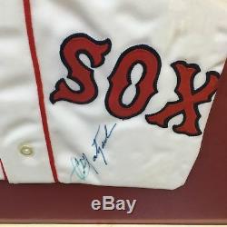 Ted Williams Carl Yastrzemski Roger Clemens Signed Boston Red Sox Jersey PSA DNA