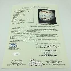Ted Williams Carl Yastrzemski Wade Boggs Jim Rice Red Sox Signed Baseball JSA