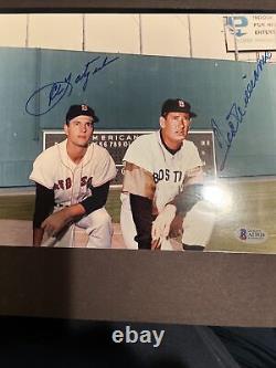 Ted Williams/Carl Yastrzemski autographed 8x10 color photo Becket certified