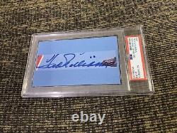 Ted Williams Cut Auto Signature PSA/DNA AUTHENTIC