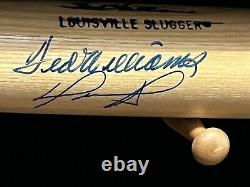 Ted Williams & David Ortiz Signed Louisville Slugger Baseball Bat (JSA)