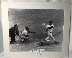 Ted Williams Final At Bat Autographed Signed 16 X 20 Matted