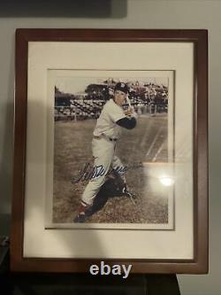 Ted Williams Framed Autographed Photograph