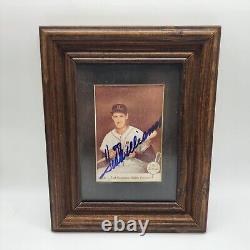 Ted Williams Framed Autographed Picture