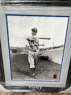 Ted Williams Grade 10 Boston Red Sox Signed framed matted 16x20 photo PSA DNA