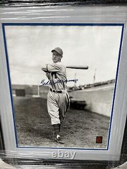 Ted Williams Grade 10 Boston Red Sox Signed framed matted 16x20 photo PSA DNA