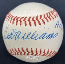Ted Williams HOF 66 Signed Baseball PSA/DNA LOA