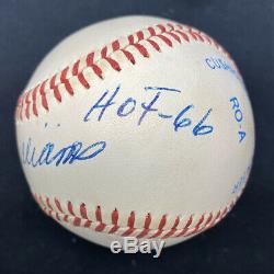 Ted Williams HOF 66 Signed Baseball PSA/DNA LOA