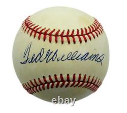 Ted Williams HOF Autographed OAL Baseball Boston Red Sox PSA/DNA 179665