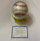 Ted Williams Hof Autographed Baseball With Cert Of Auth