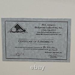 Ted Williams Hand Signed 16 x 20 Hollywood Collectibles B&W locker room