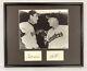 Ted Williams & Harmon Killebrew (hof)- Signed / Auto 8x10 Photo Matted & Framed