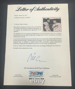Ted Williams & Harmon Killebrew Signed 8x10 photo Mint autograph PSA LOA Hof