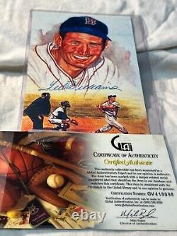 Ted Williams Hof Signed And Authenticated