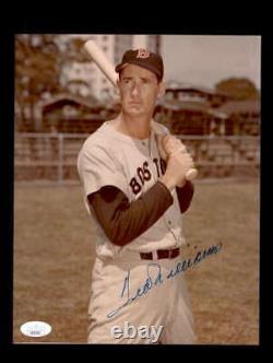 Ted Williams JSA Coa Signed 8x10 Photo Autograph Red Sox