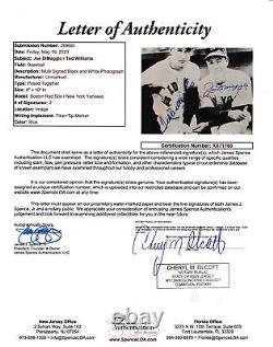 Ted Williams/Joe DiMaggio Dual-Autographed 8x10 Photo JSA 179934