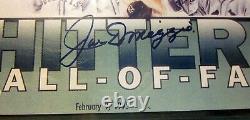 Ted Williams & Joe DiMaggio HOF Signed Program HOF 8x10 Autographed COA GAI