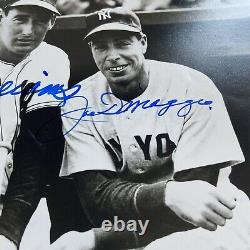 + Ted Williams Joe DiMaggio Signed Autograph Auto 8x10 Photo Dugout JSA COA