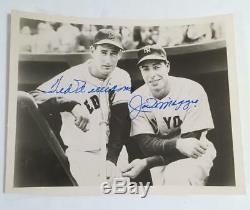 Ted Williams / Joe DiMaggio Signed / Autographed 8x10 older Photo JSA auth