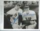 Ted Williams & Joe Dimaggio Yankees Autographed Baseball 8x10 Photo Psa Coa #2