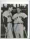 Ted Williams & Joe Dimaggio Yankees Autographed Baseball 8x10 Photo Psa Letter