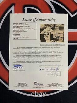 Ted Williams Joe Dimaggio Signed 8x10 Photo Yankees Red Sox JSA COA
