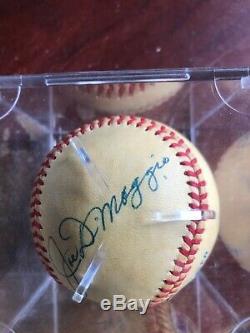Ted Williams/Mickey Mantle/Joe DiMaggio Autographed Baseball PSA/DNA Cert#E47034