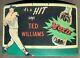 Ted Williams Moxie Cola Advertising Display Sign 1950's Boston Red Sox