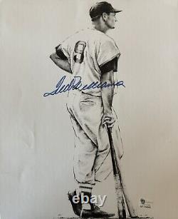 Ted Williams Original Autographed 8x10 Photo Global Authentication