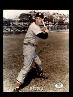 Ted Williams PSA DNA Signed 8x10 Photograph Autograph Red Sox
