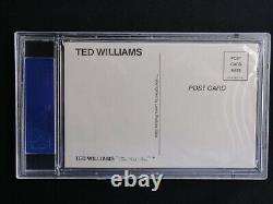 Ted Williams Psa/dna Certified Signed Postcard 1989 Thumper Autographed Mint