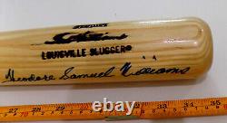 Ted Williams RARE Signed THEODORE SAMUEL WILLIAMS Baseball Bat Beckett? LOA