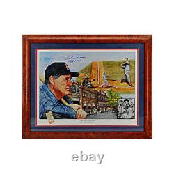 Ted Williams Red Sox Autographed Inscribed The End Of An Era Framed 16x20 JSA