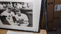 Ted Williams Red Sox Joe Dimaggio Yankees Signed Framed Photo JSA Full Letter