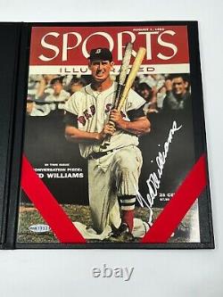 Ted Williams Red Sox Signed Autograph 8 x 10 SI Sports Illustrated Photo UDA