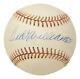 Ted Williams Red Sox Signed Baseball Hall Of Fame Baseball Bas Loa Ab84192