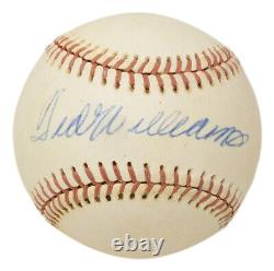 Ted Williams Red Sox Signed Baseball Hall Of Fame Baseball BAS LOA AB84192