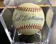 Ted Williams Red Sox Signed Baseball Sgc With Ball Cube Bold Black Ink Auto