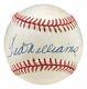 Ted Williams Red Sox Signed Official American League Baseball Bas Ab45974