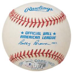 Ted Williams Red Sox Signed Official American League Baseball BAS LOA AB84193