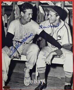 Ted Williams/Red Sox/Stan Musial/Cardinals Signed Auto 8x10 Photo WithCOA
