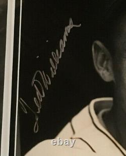 Ted Williams Red Sox signed 11x14 1939 Rookie photo framed Suede Autograph JSA