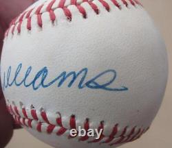 Ted Williams Red Sox single signed AL Baseball Ball Green Diamond PSA/DNA auto