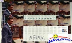 Ted Williams SIGNED 16x20 Hall of Fame Induction Green Diamond Hologram+PSA/DNA