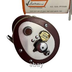 Ted Williams Sears Fishing Direct Drive Reel No. 535.311520 Has Case Vintage